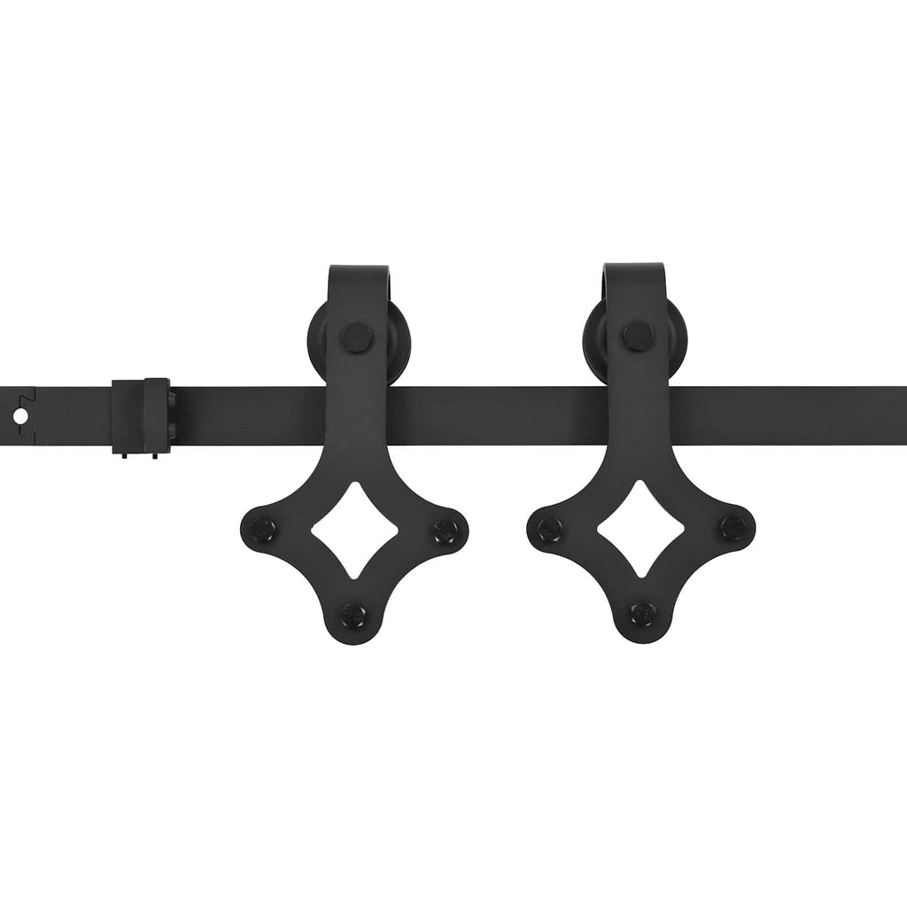 Puerta Corredera Natural y negro 70 x 210 cm