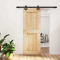 Puerta Corredera Natural y Blanco 100 x 210 cm