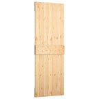Puerta Corredera Natural y Blanco 70 x 210 cm