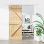 Sliding Door Natural and White 80 x 210 cm