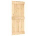 Puerta Corredera Natural y Blanco 90 x 210 cm