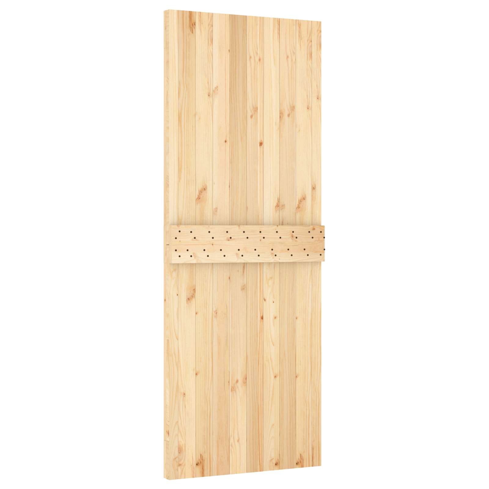 Sliding Door Natural and White 80 x 210 cm