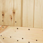 Sliding Door Natural and White 95 x 210 cm