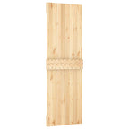 Puerta Corredera Natural y Blanco 70 x 210 cm