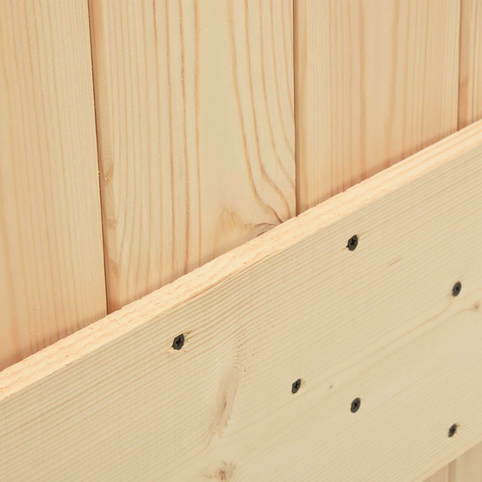 Puerta Corredera Natural y Blanco 100 x 210 cm