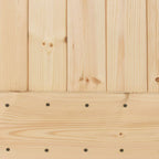 Puerta Corredera Natural y Blanco 70 x 210 cm