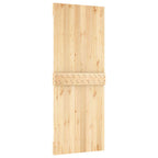 Sliding Door Natural and White 80 x 210 cm
