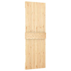 Sliding Door Natural and White 70 x 210 cm
