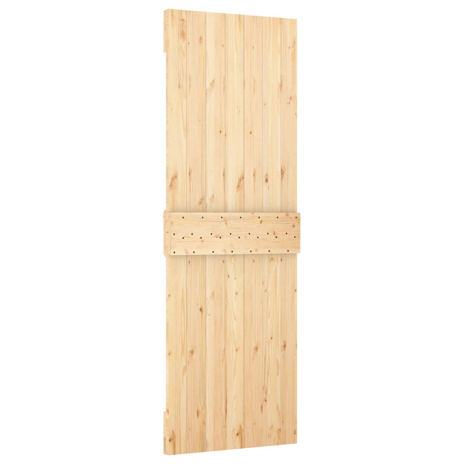 Sliding Door Natural and White 70 x 210 cm