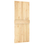 Sliding Door Natural and White 85 x 210 cm