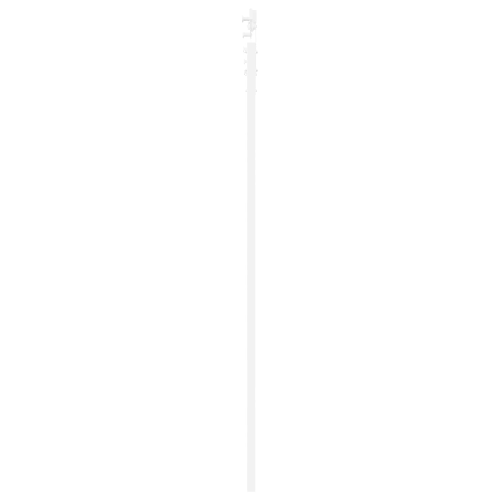 Sliding Door White 83 x 202 cm Solid Pine Wood