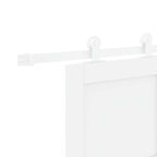White Sliding Door 83 x 202 cm Solid Pine Wood