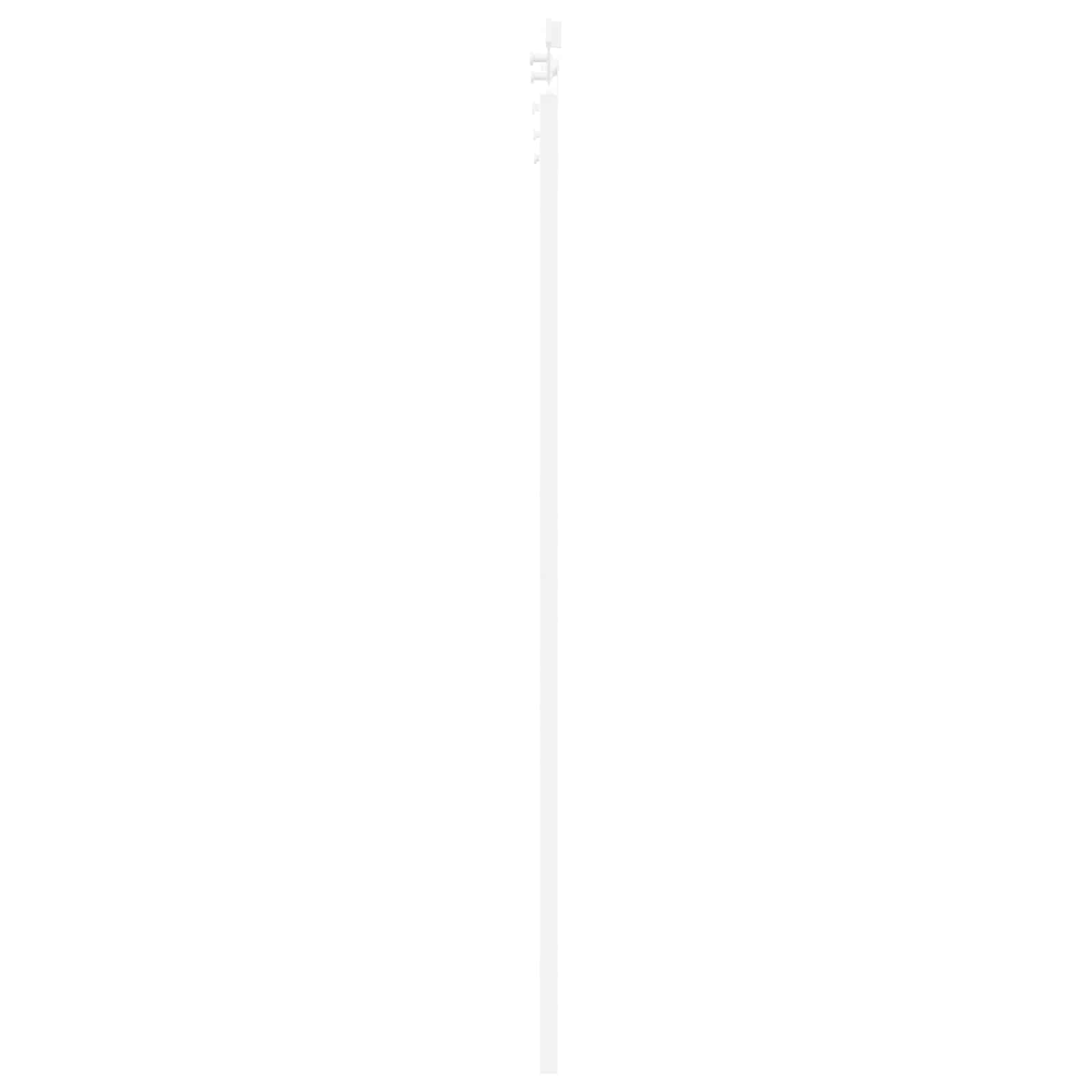 White Sliding Door 83 x 202 cm Solid Pine Wood