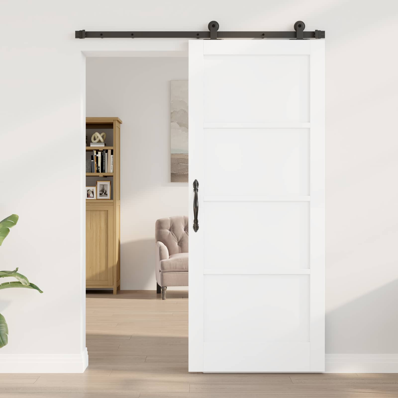 Puerta Corredera ORKDAL Blanco 83 x 202 cm