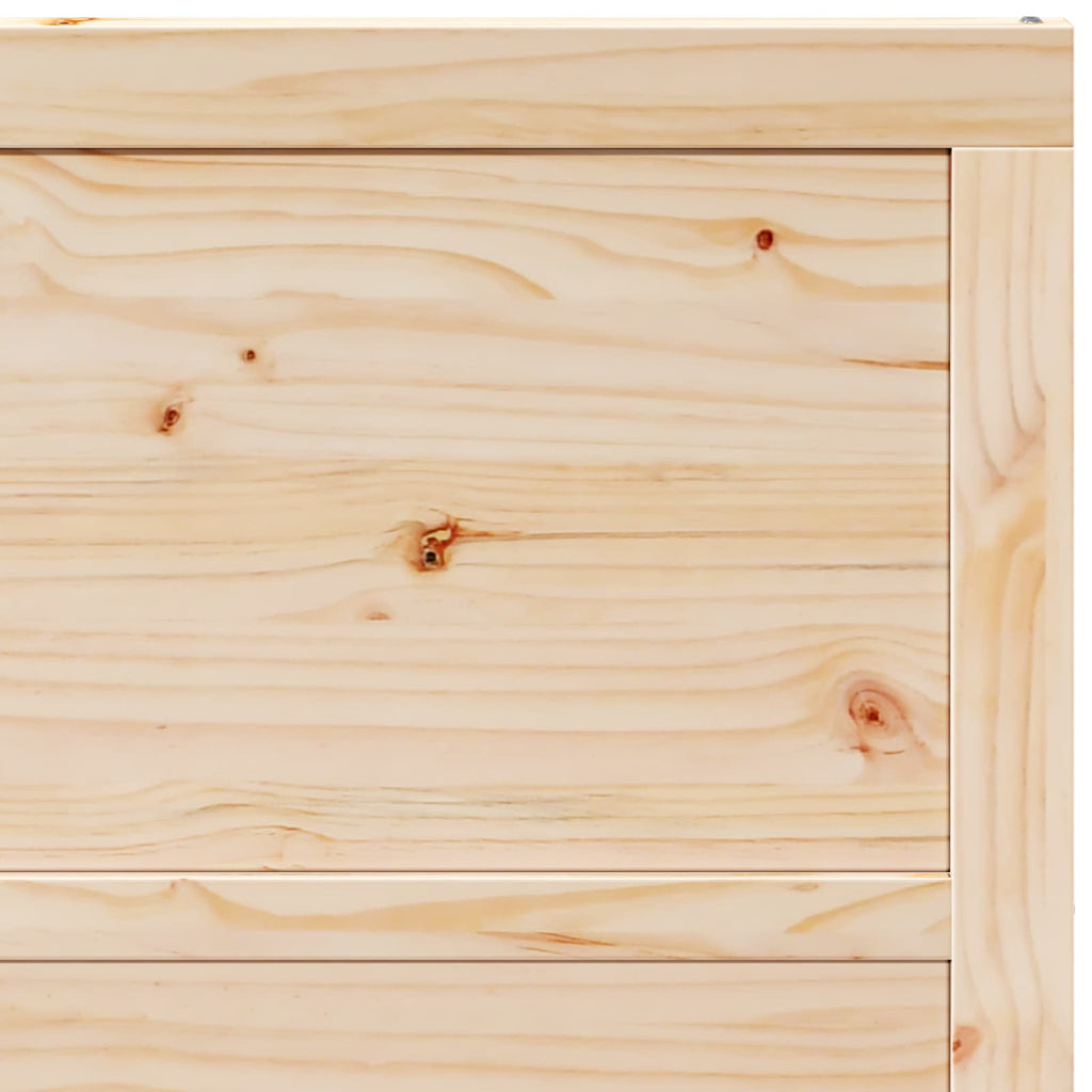 Puerta Corredera Natural 90 x 208 cm Madera de Pino Maciza