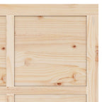Puerta Corredera Natural 90 x 208 cm Madera de Pino Maciza