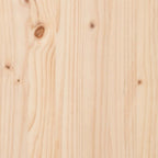 Puerta Corredera Natural 90 x 208 cm Madera de Pino Maciza