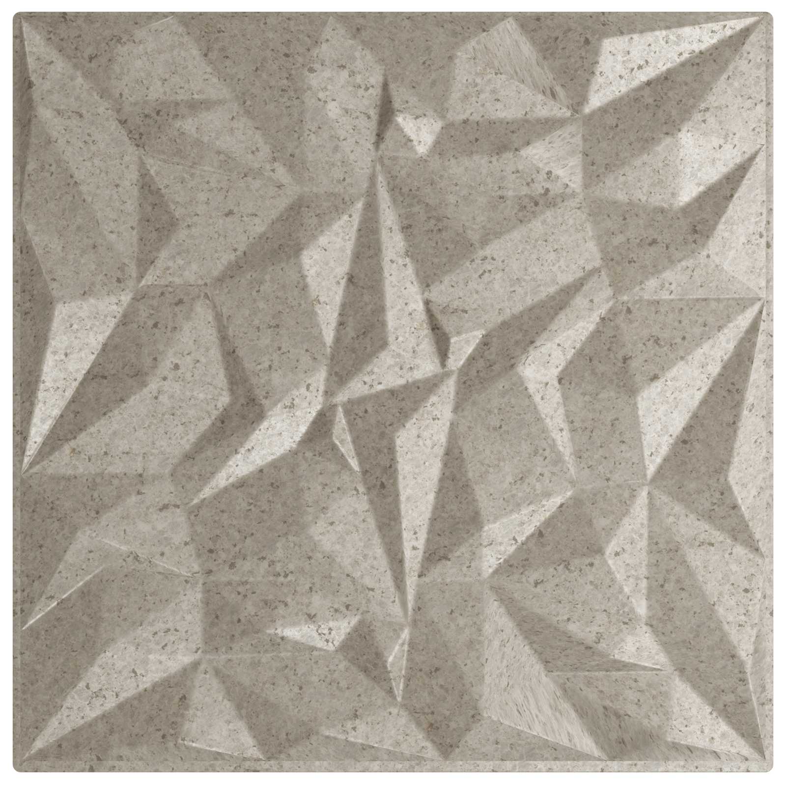 Paneles de pared 12 pcs Betón Amatista 50 x 50 cm Espuma XPS