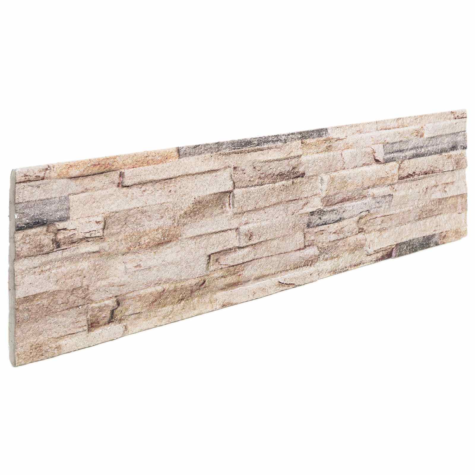 Painéis de parede 10 unidades Antracite 100 x 25 cm Espuma EPS