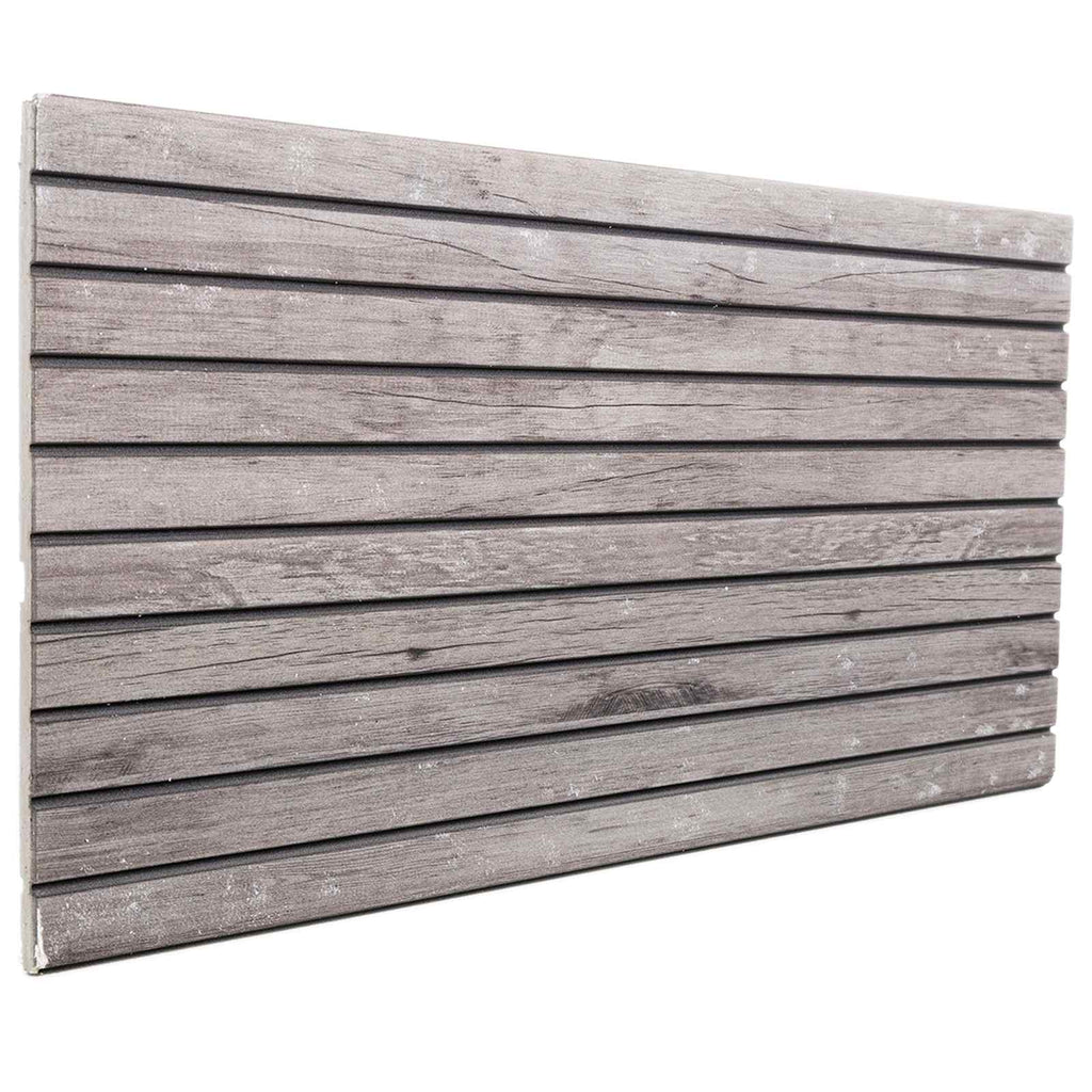 Paneles de pared 10 pcs Gris 100 x 50 cm Espuma EPS