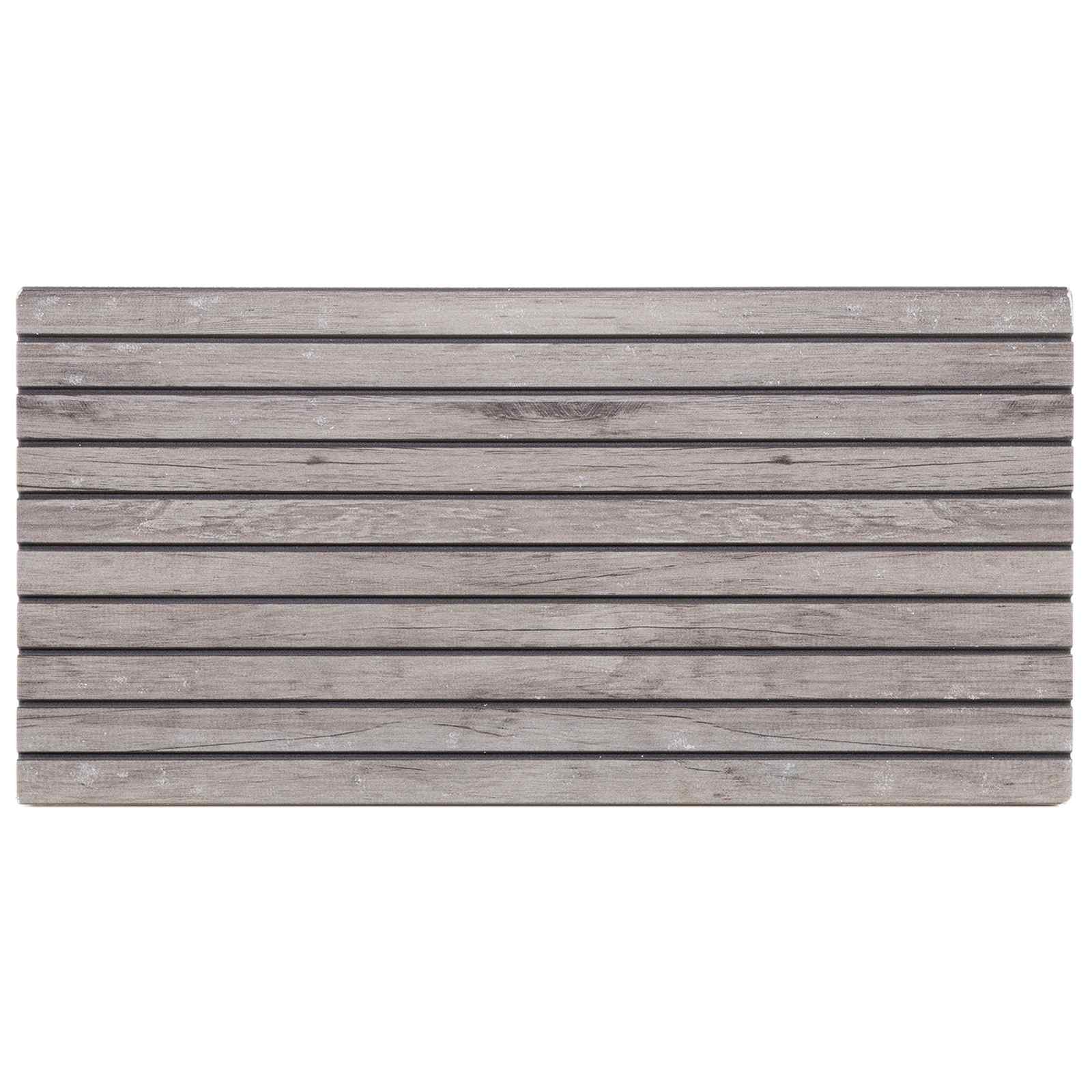 Paneles de pared 10 pcs Gris 100 x 50 cm Espuma EPS