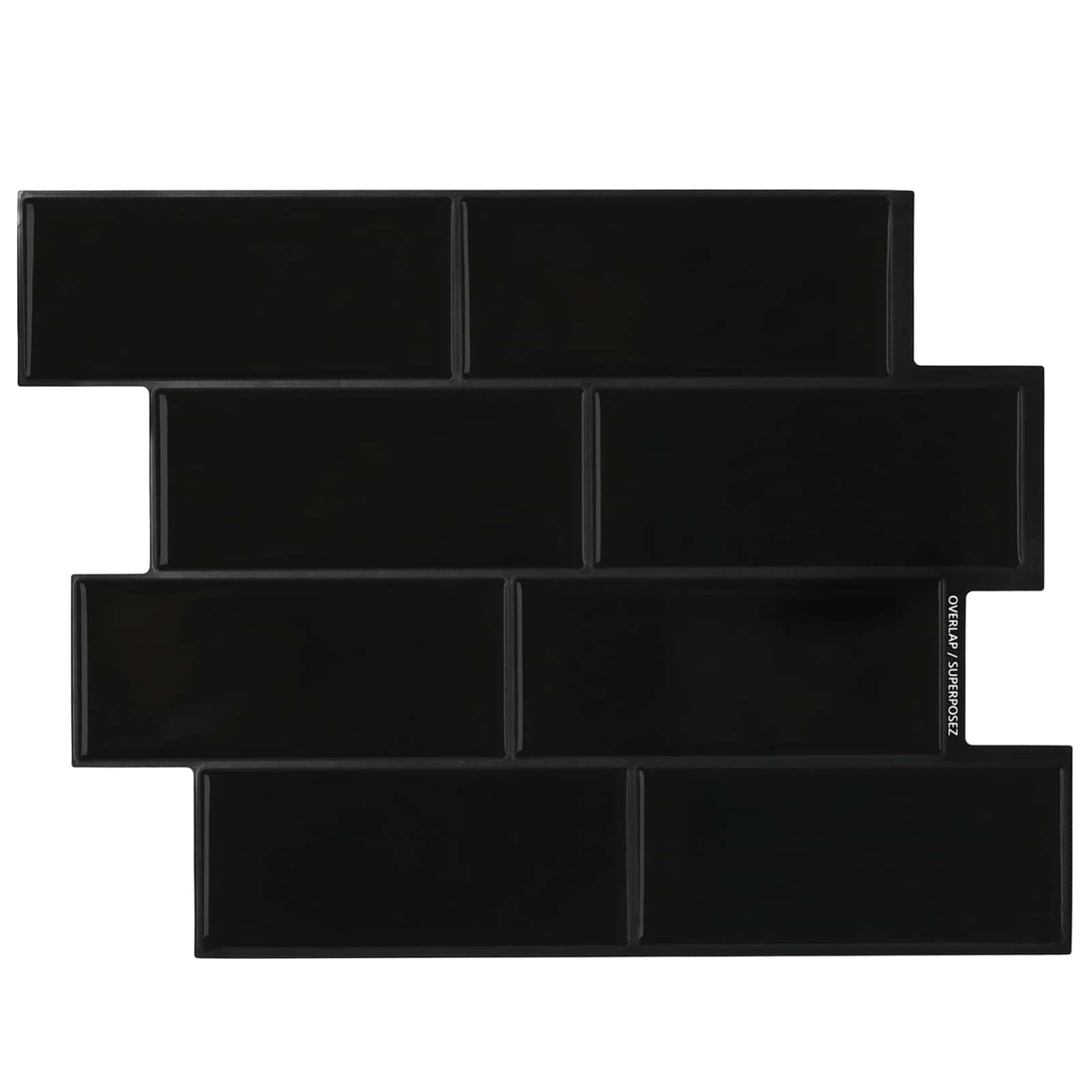 Azulejo de metro 10 pcs 29 x 21 cm Poliuretano y PET