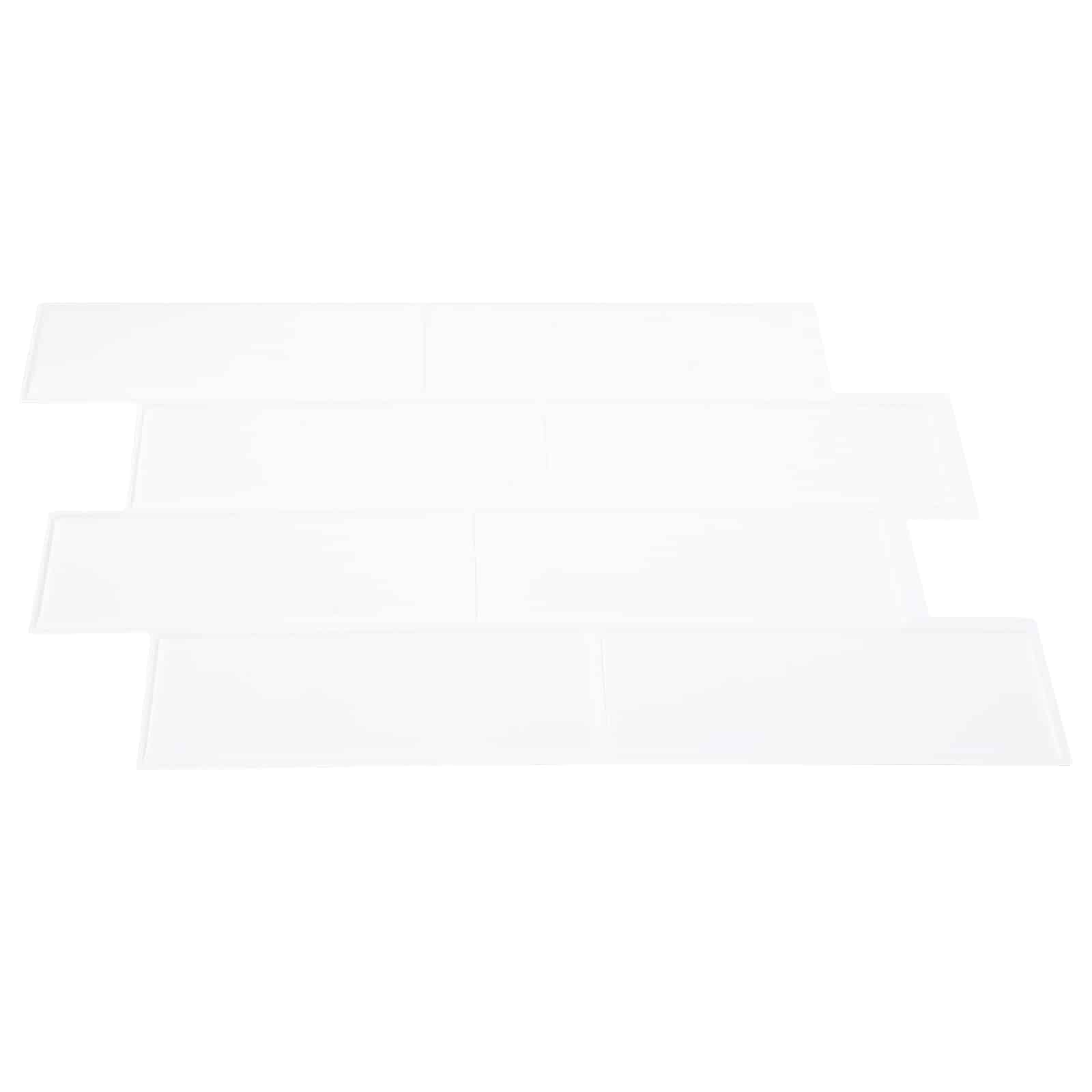 Azulejo de metro 10 pcs 29 x 21 cm Poliuretano y PET
