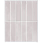 Azulejo Rectangular 10 pcs 29 x 23 x 0,08 cm Poliuretano y PET