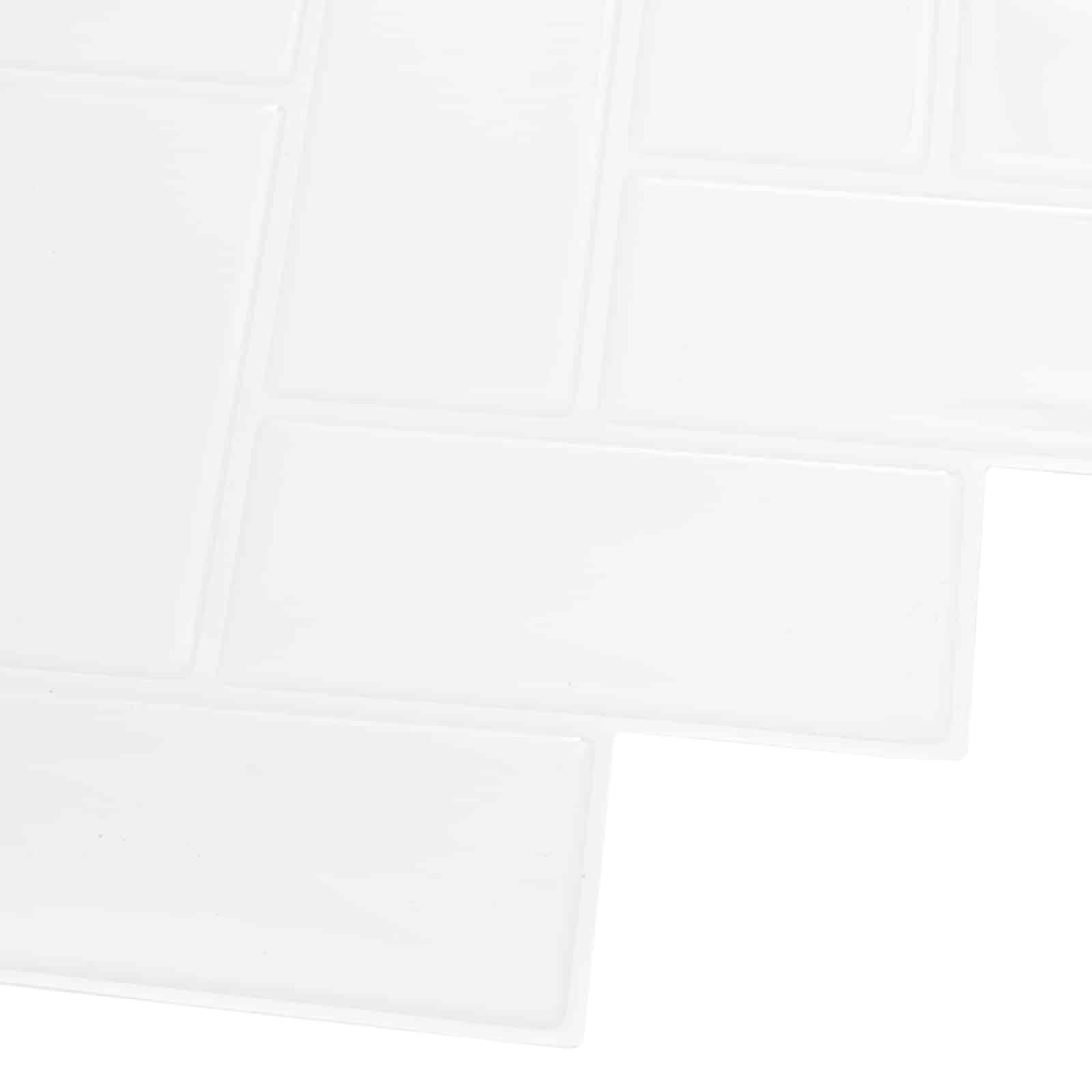 Azulejo en espiga 10 pcs 30 x 30 cm Poliuretano y PET