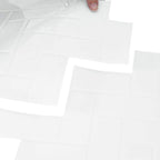 Azulejo en espiga 10 pcs 30 x 30 cm Poliuretano y PET