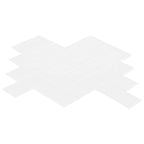 Azulejo en espiga 10 pcs 30 x 30 cm Poliuretano y PET