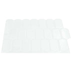 Loseta de pluma 10 pcs 30 x 30 cm Poliuretano y PET
