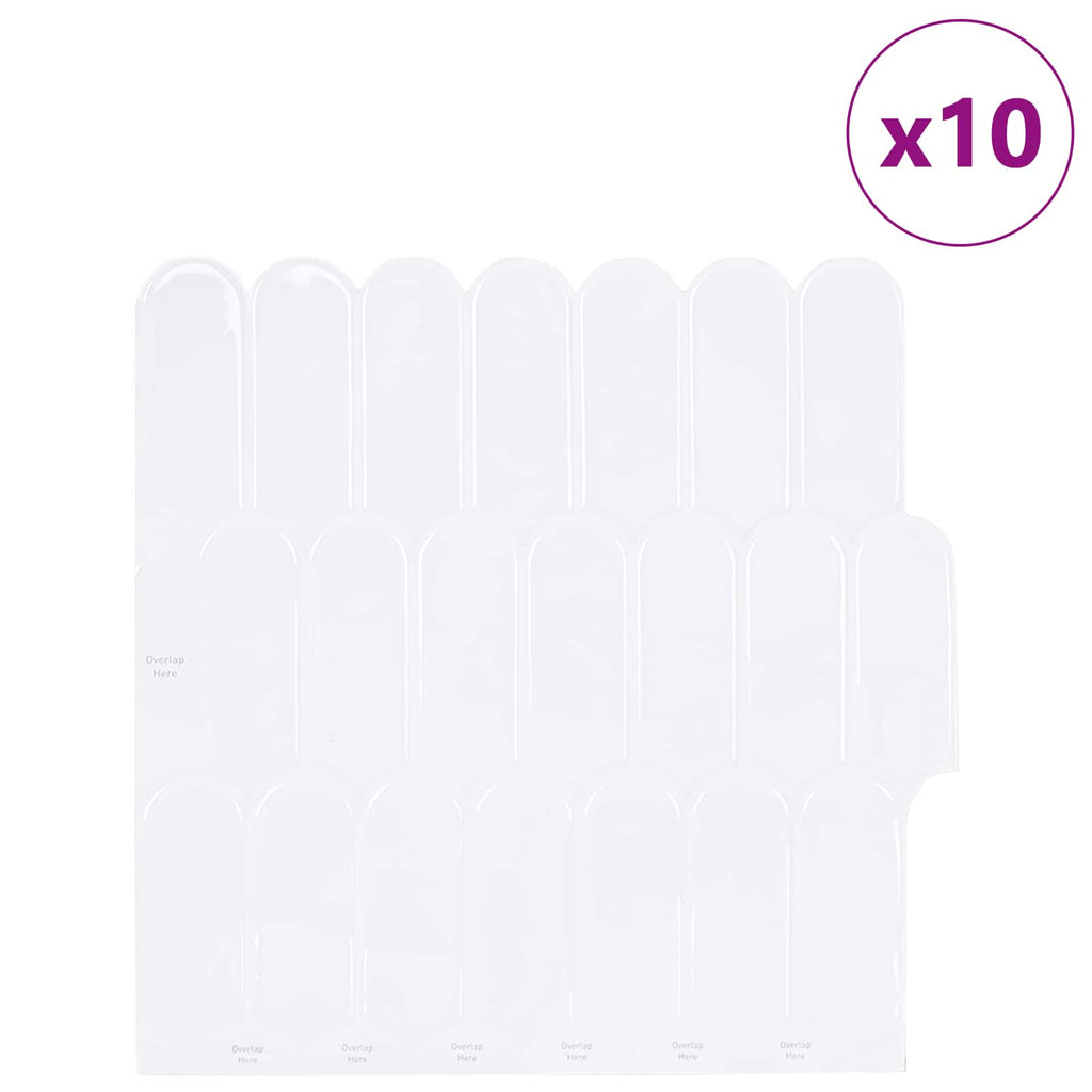 Loseta de pluma 10 pcs 30 x 30 cm Poliuretano y PET