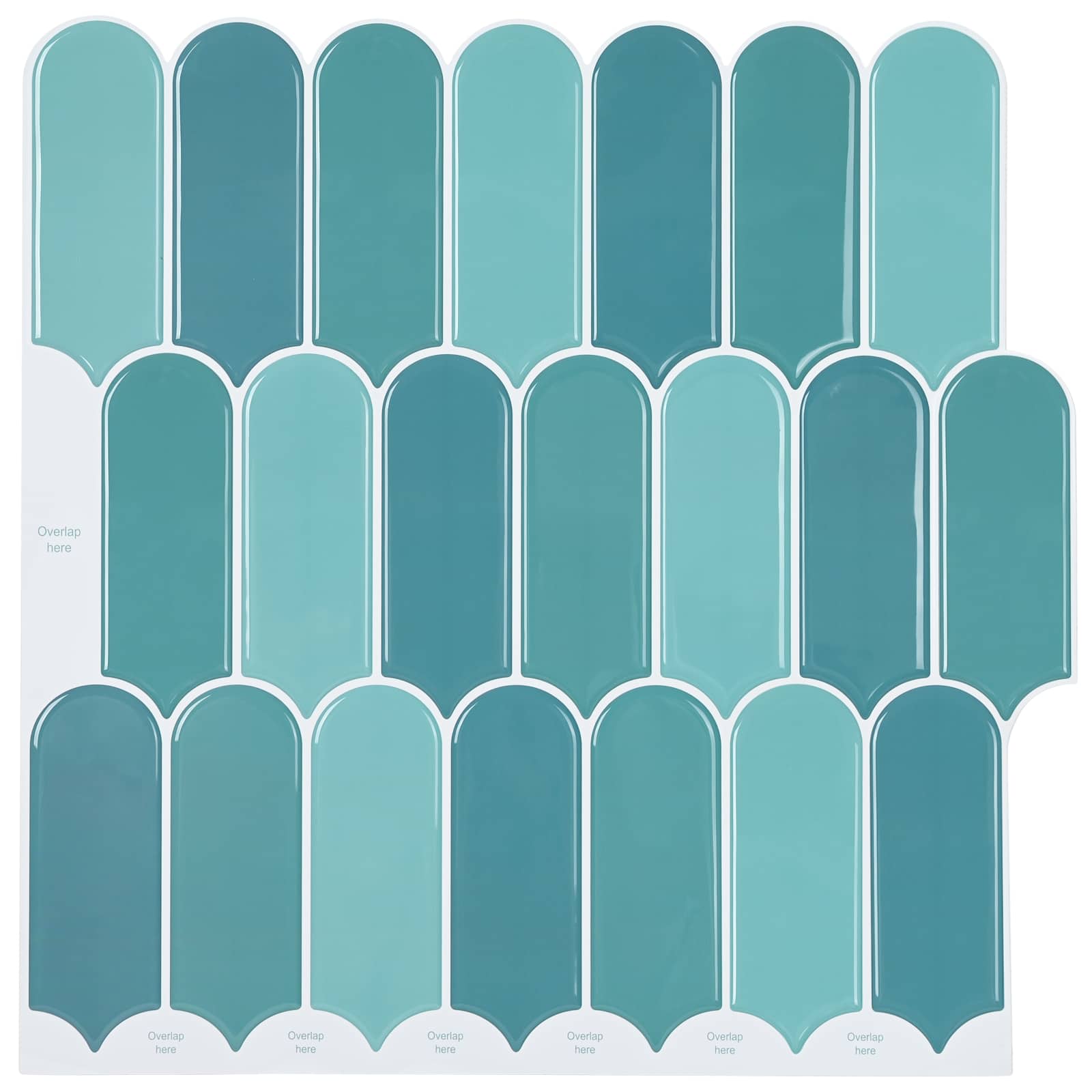 Feather tile 10 pcs 30 x 30 cm Polyurethane and PET