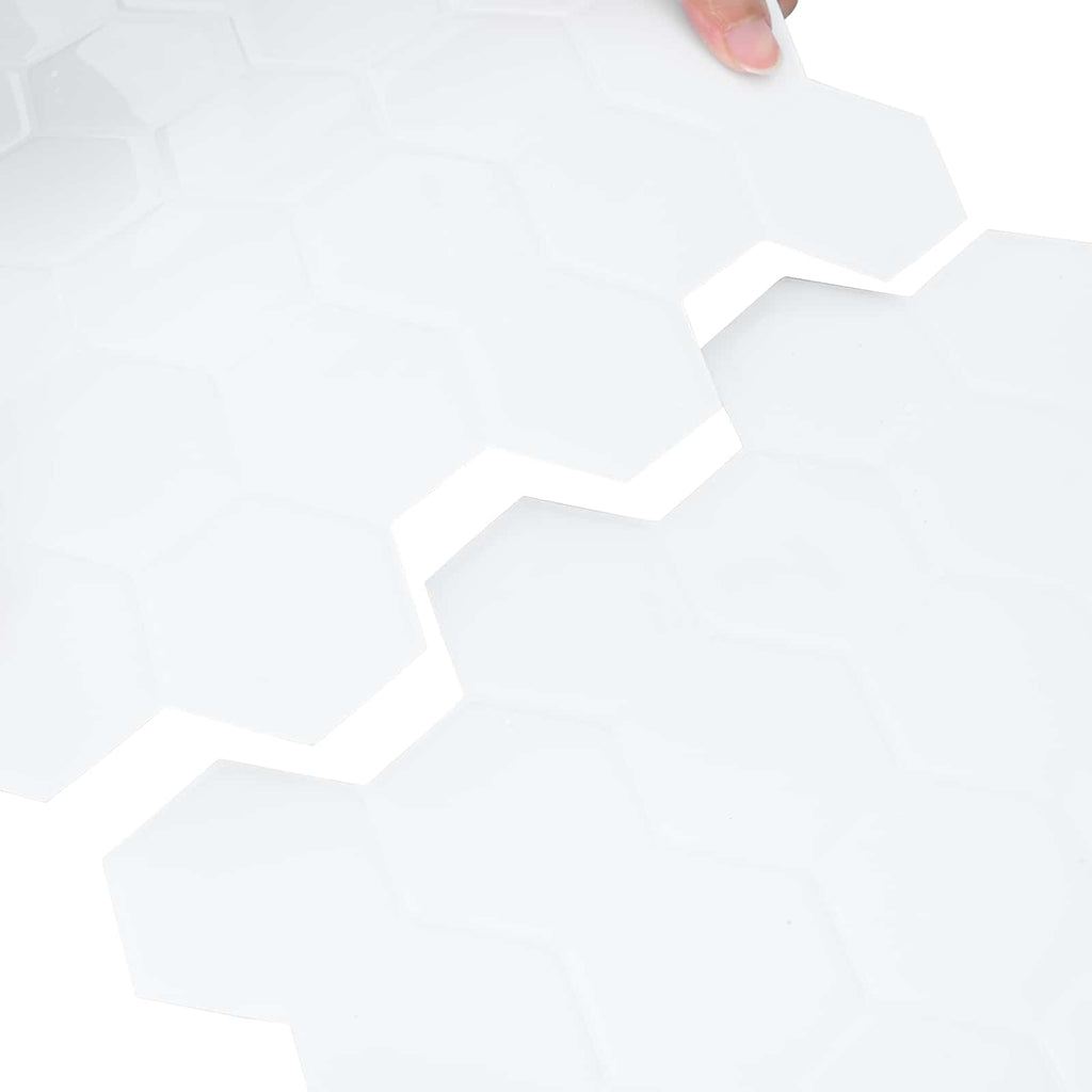 Azulejo hexagonal 10 pcs 30 x 30 cm Poliuretano y PET