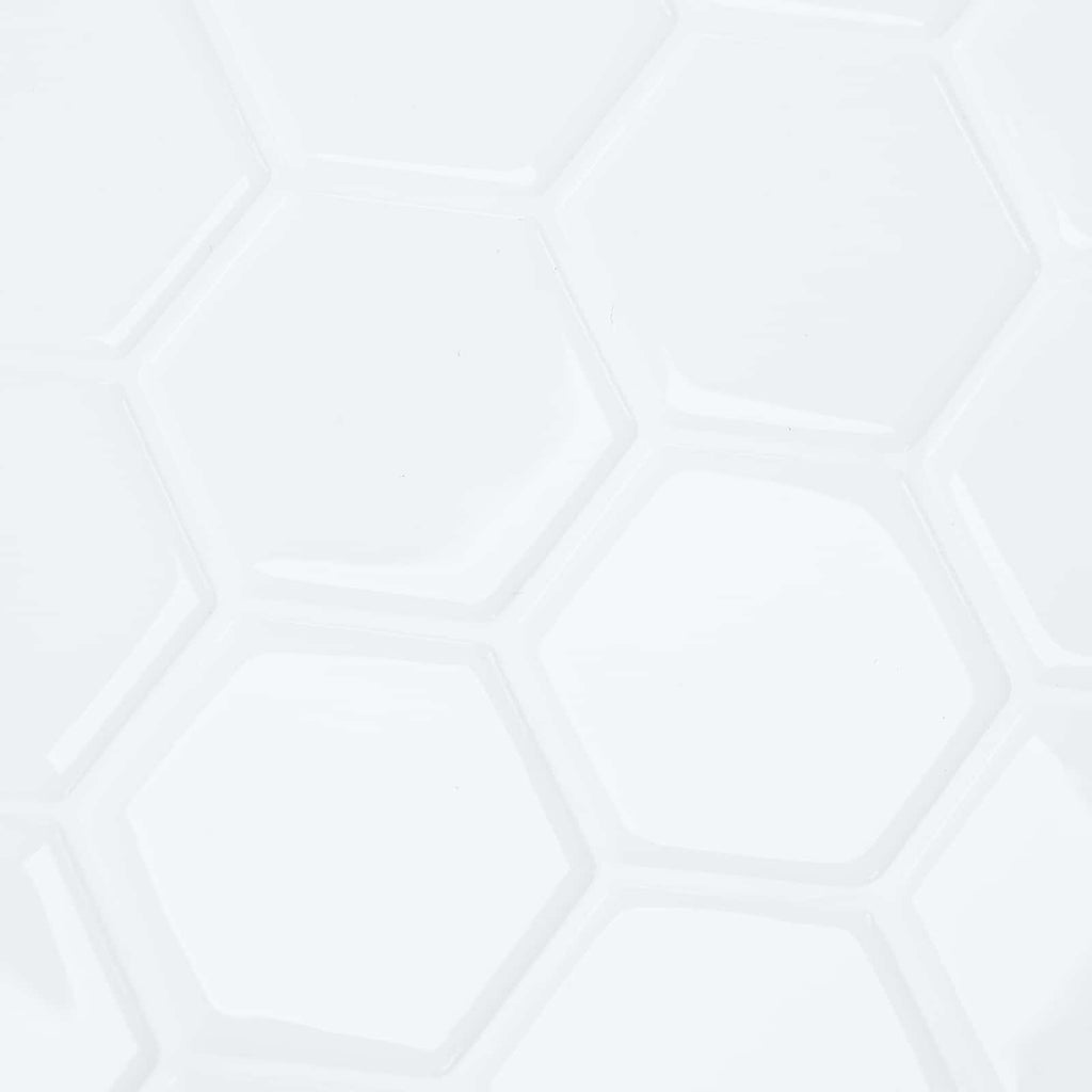 Azulejo hexagonal 10 pcs 30 x 30 cm Poliuretano y PET