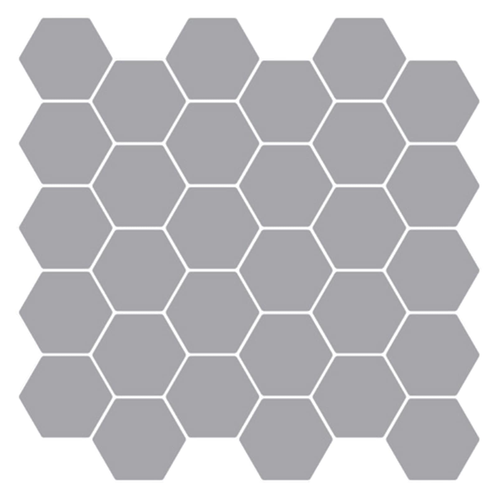 Azulejo hexagonal 10 pcs 30 x 30 cm Poliuretano y PET