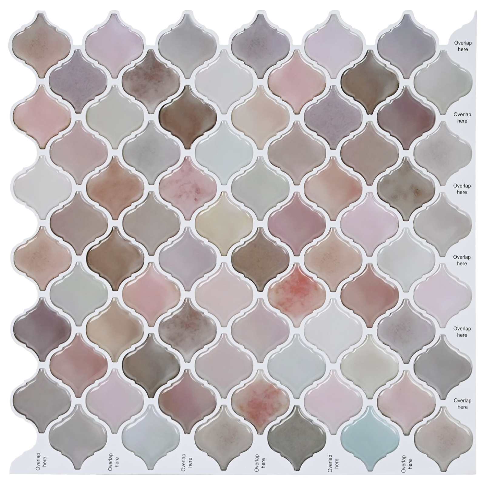 Baldosa Lanturn 10 pcs 27 x 27 cm Poliuretano y PET