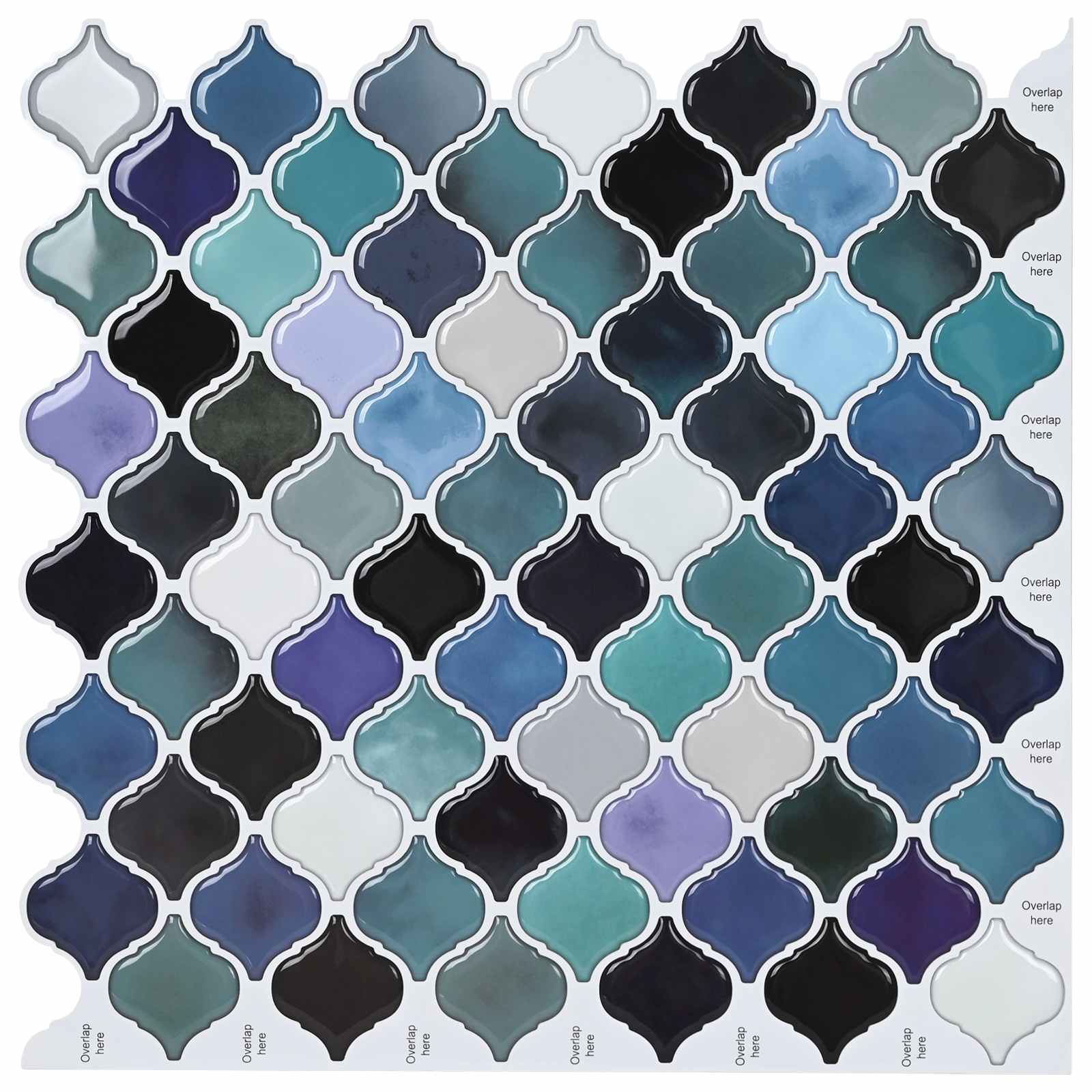 Baldosa Lanturn 10 pcs 27 x 27 cm Poliuretano y PET