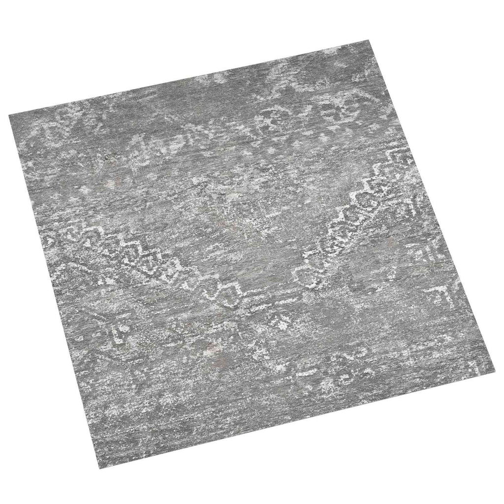 Tablones de suelo autoadhesivos 30,5 x 30,5 cm 20 pcs PVC