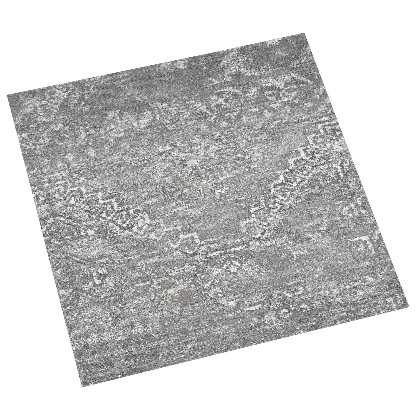 Tablones de suelo autoadhesivos 30,5 x 30,5 cm 20 pcs PVC