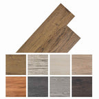 Laminas de Suelo de PVC Autoadhesivas 30,5 x 61 cm 28 pcs PVC