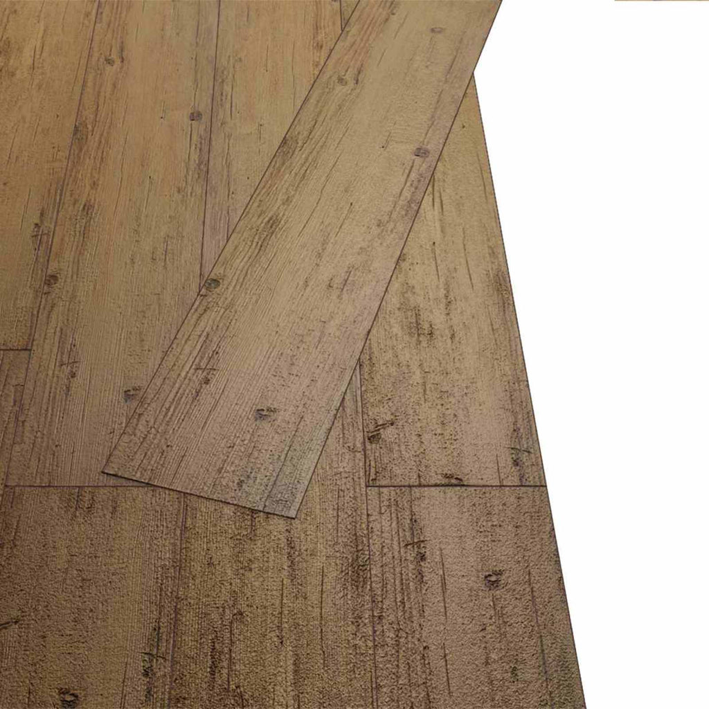 Laminas de Suelo de PVC Autoadhesivas 30,5 x 61 cm 28 pcs PVC