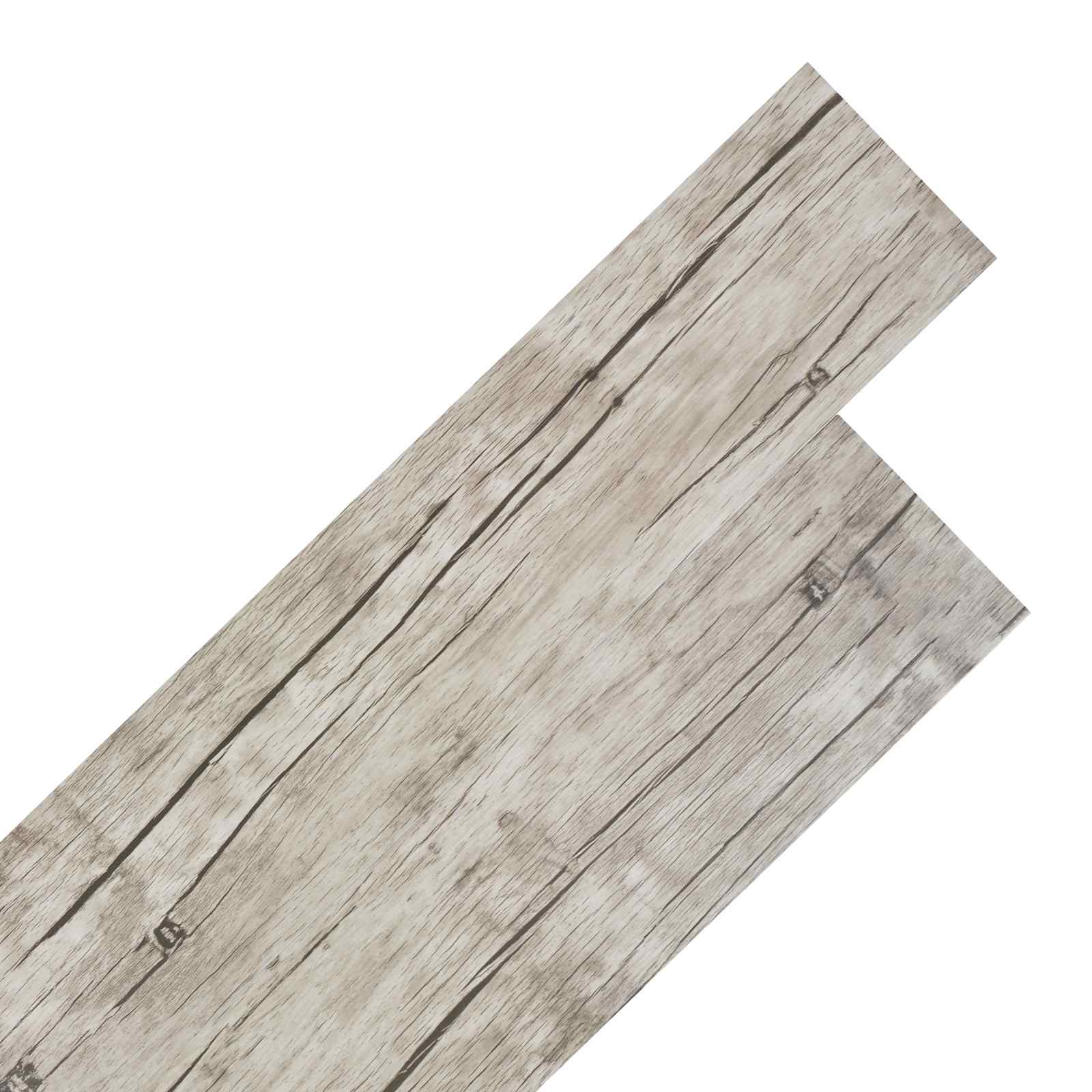 Laminados de Chão em PVC Autoadesivos 30,5 x 61 cm 28 pçs PVC