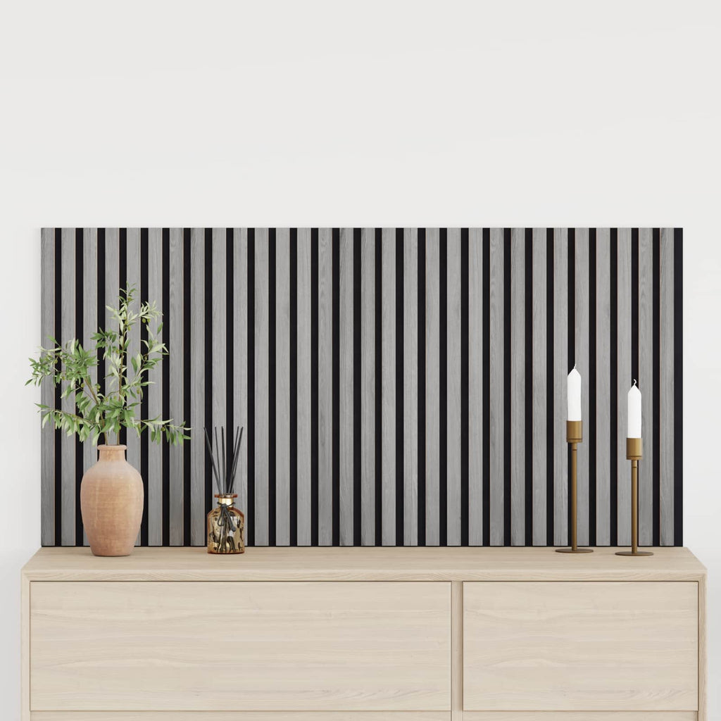 Paneles de pared 2 pcs Gris 60,5 x 60 cm