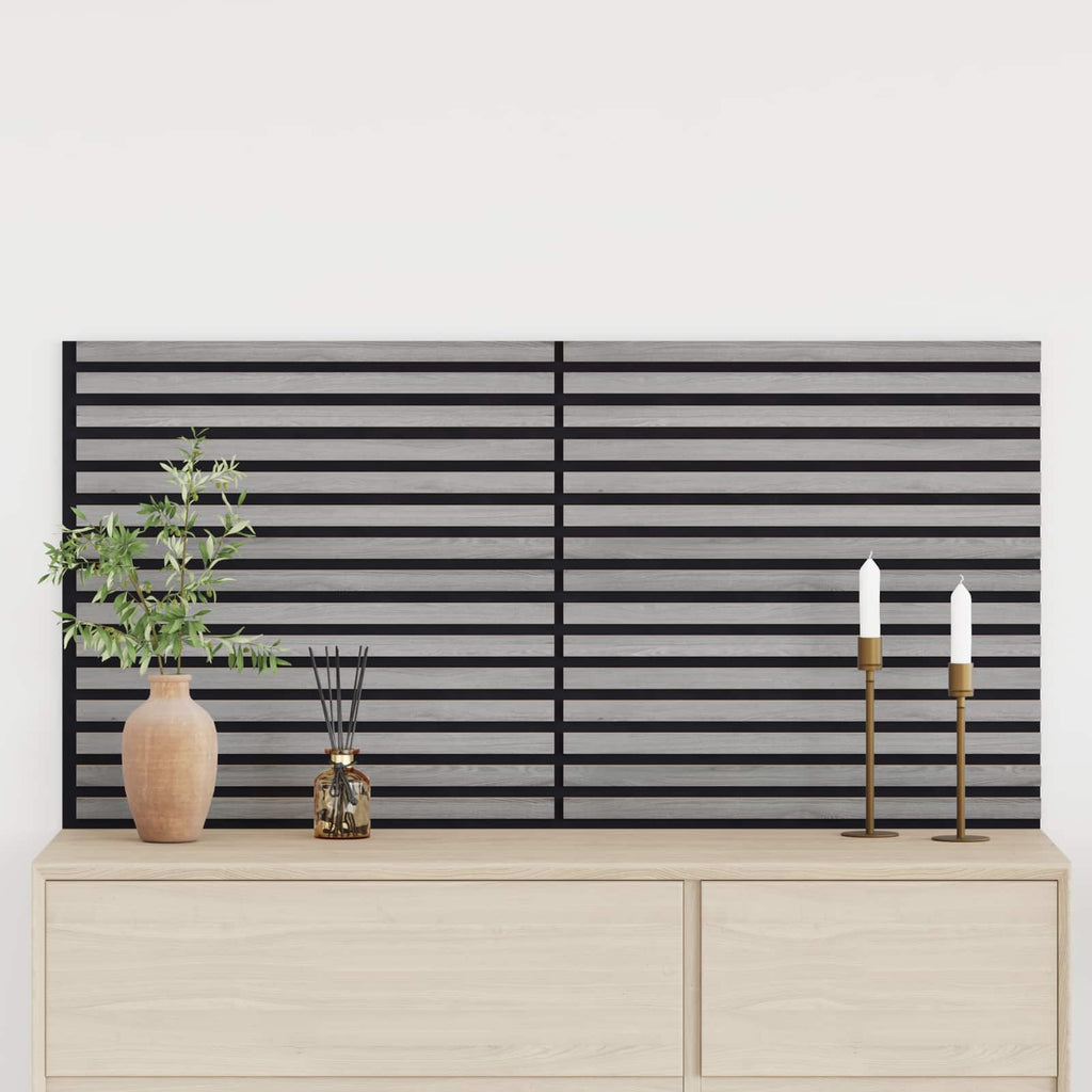 Paneles de pared 2 pcs Gris 60,5 x 60 cm