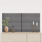 Paneles de pared 2 pcs Gris 60,5 x 60 cm