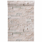 3D Beige Stone Wallpaper 10 x 0.53 m Non-woven fabric
