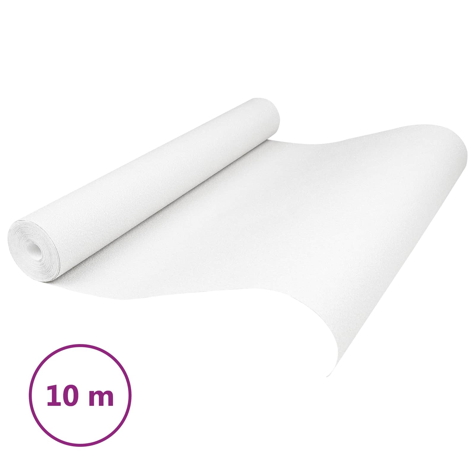 Papel tapiz 3D sólido Beige claro 10 x 0,53 m Tela no tejida