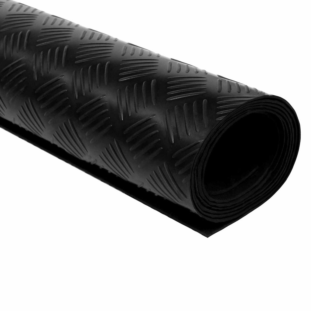 Alfombra para el suelo Negro 1 x 2 m Goma